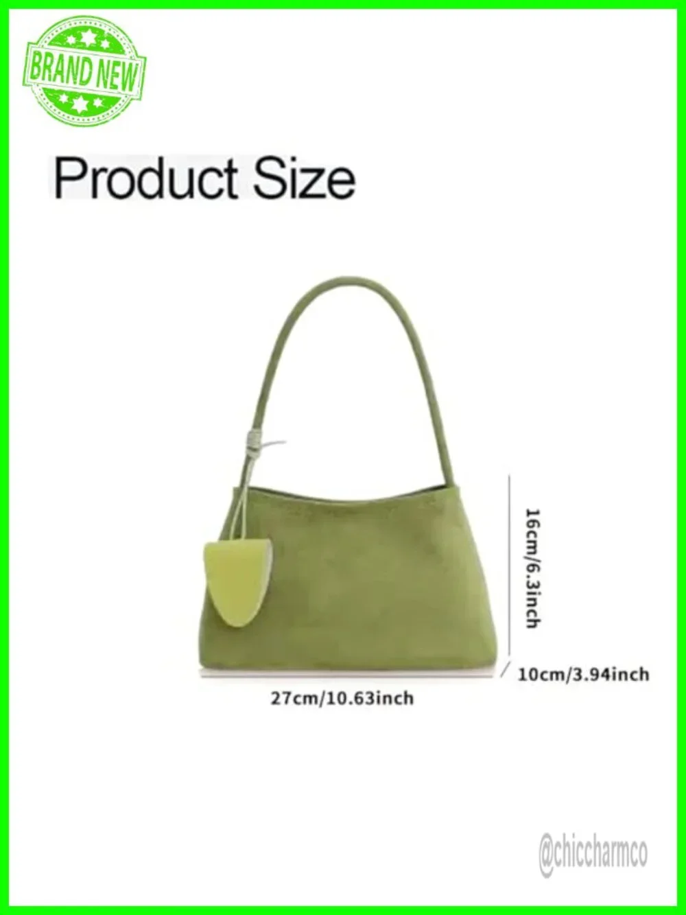 Faux Leather Suede Shoulder Bag Tote with Zipper Set